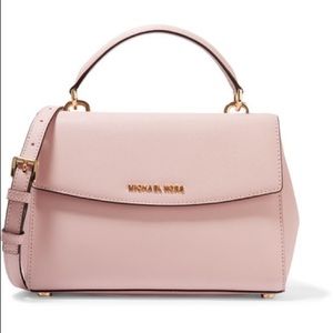 MICHAEL KORS — Ava Cross Body Textured-Leather Bag